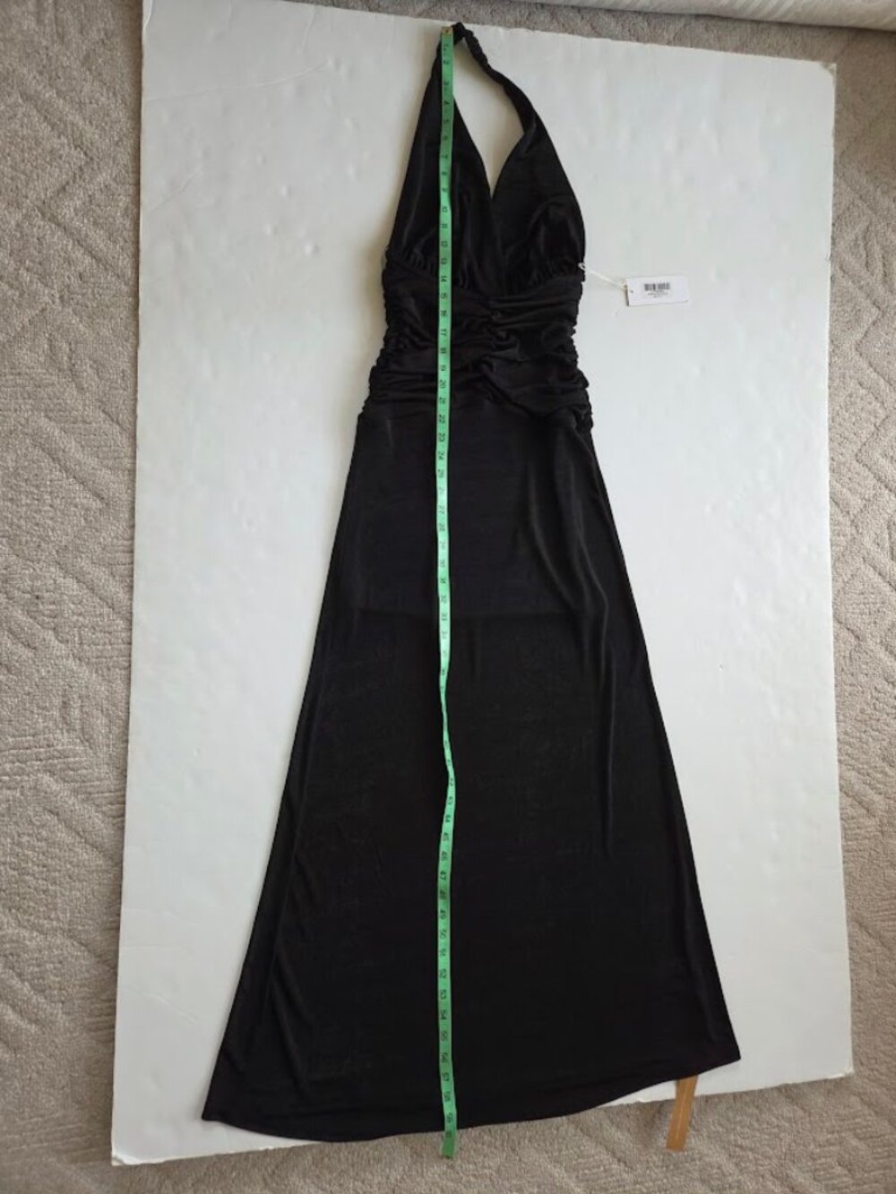 NWT Reformation Everlynn Knit Maxi Dress Halter Black Small - Picture 11 of 11